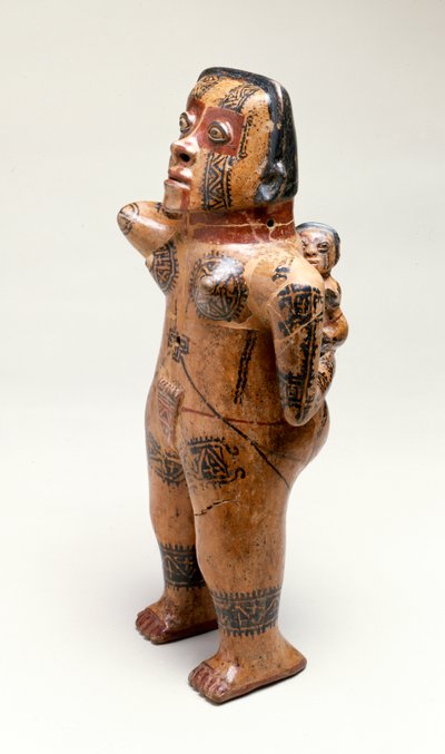 Female with child, Guanacaste (ceramic) by Mesoamerican